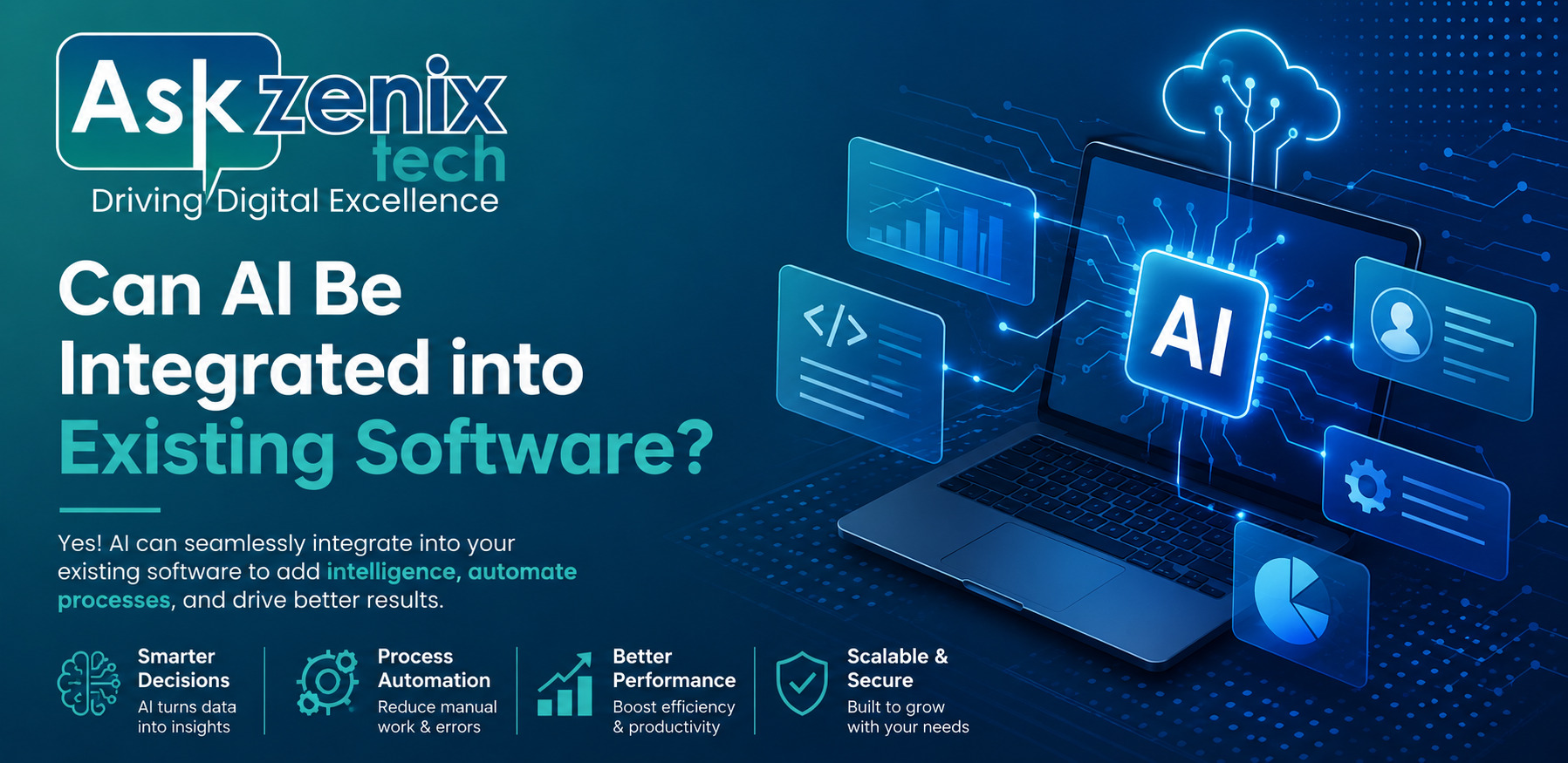 Can AI Be Integrated into Existing Software? A Strategic Guide for Modern Businesses