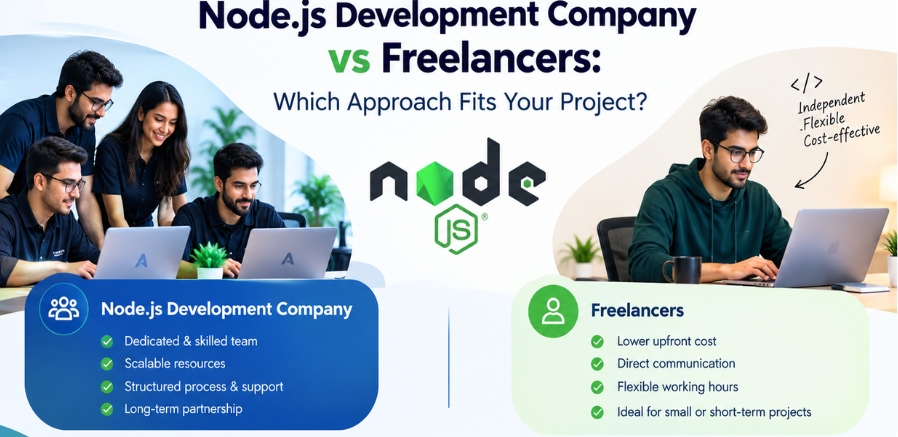 Node.js Development Company vs Freelancers: Which Approach Fits Your Project?