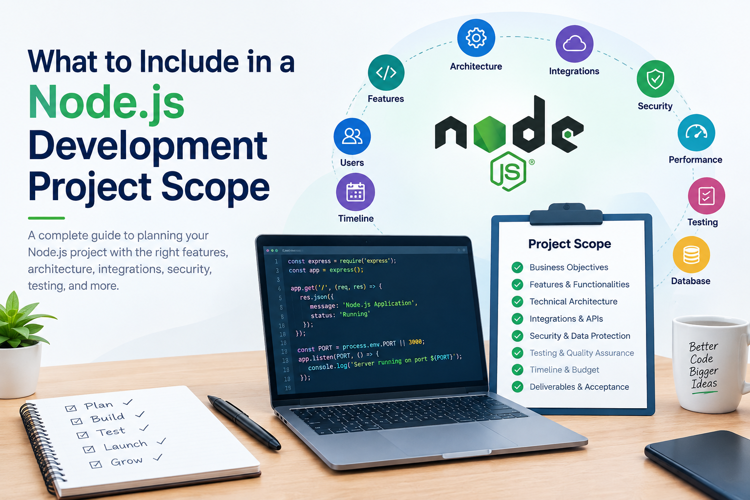 What Should Be Included in a Node.js Development Project Scope?