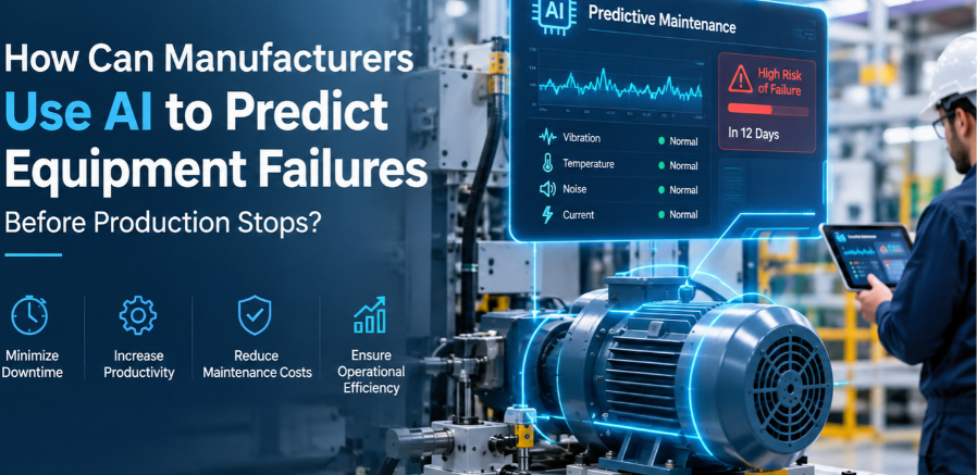How Can Manufacturers Use AI to Predict Equipment Failures Before Production Stops?